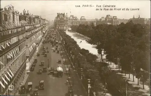 Paris Rue de Rivoli Louvre x