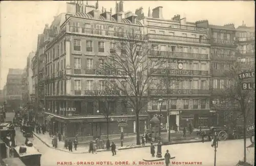 Paris Grand Hotel Dore Boulevard Montmartre x