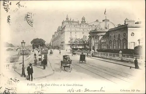 Paris Quai d'Orsay Gare d'Orleans x