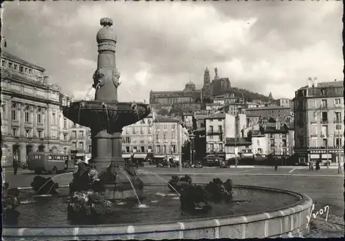 Le Puy Place Michelet Rocher Corneille *