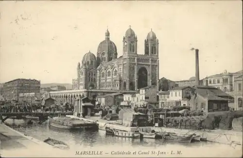 ws78731 Marseille Marseille Cathedrale Canal St. Jean x Kategorie. Marseille Alte Ansichtskarten