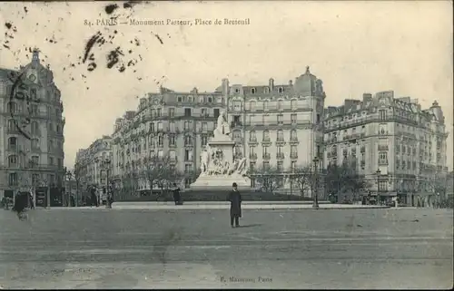 Paris Monument Pasteur Place Breteuil x