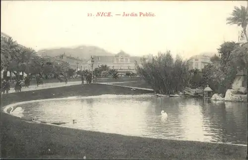 ws78790 Nice Alpes Maritimes Nice Jardin Public * Kategorie. Nice Alte Ansichtskarten