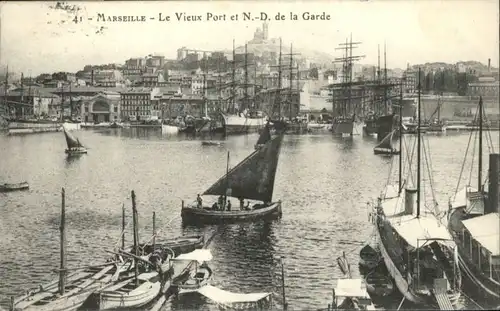 ws78877 Marseille Marseille Port Garde x Kategorie. Marseille Alte Ansichtskarten