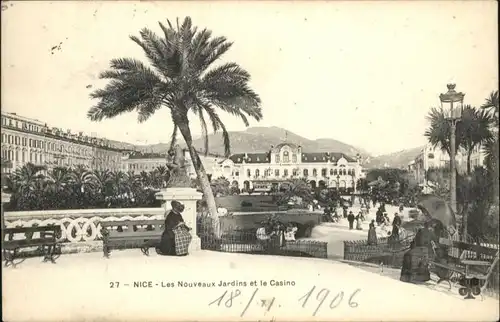 ws78902 Nice Alpes Maritimes Nice Jardin Casino x Kategorie. Nice Alte Ansichtskarten