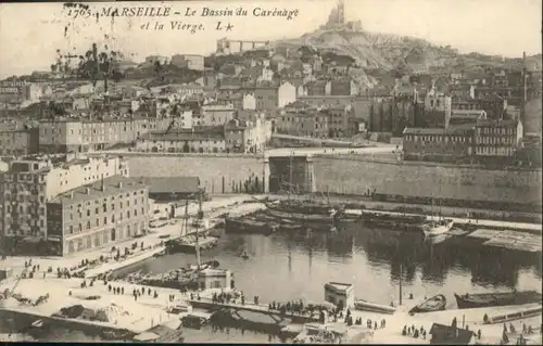 ws78926 Marseille Marseille Bassin Carenage Vierge x Kategorie. Marseille Alte Ansichtskarten