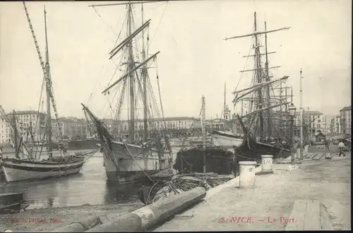 ws78963 Nice Alpes Maritimes Nice Port * Kategorie. Nice Alte Ansichtskarten