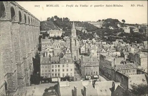 Morlaix Viaduc Quartier Saint-Melaine x