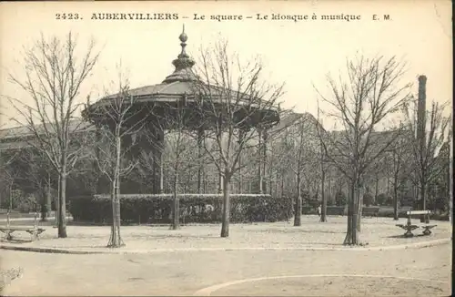 Aubervilliers Square Kiosque Musique *