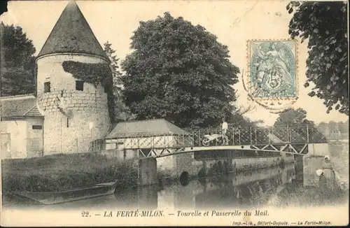 La Ferte-Milon Tourelle Passerelle Mail x