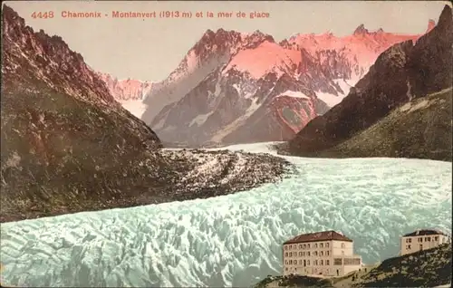 Chamonix Montanvert Mer Glace Gletscher *