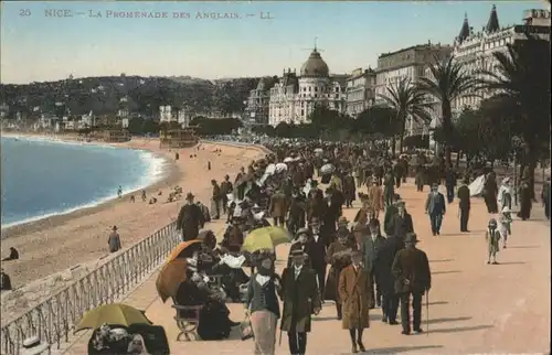 ws79399 Nice Alpes Maritimes Nice Promenade Anglais * Kategorie. Nice Alte Ansichtskarten