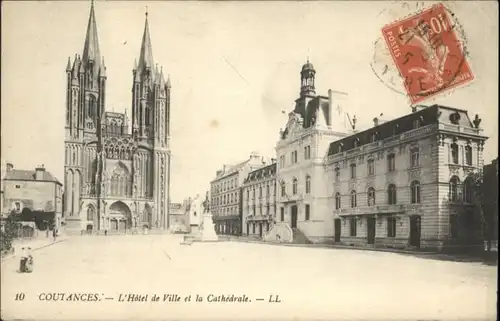 Coutances Cathedrale Hotel de Ville x