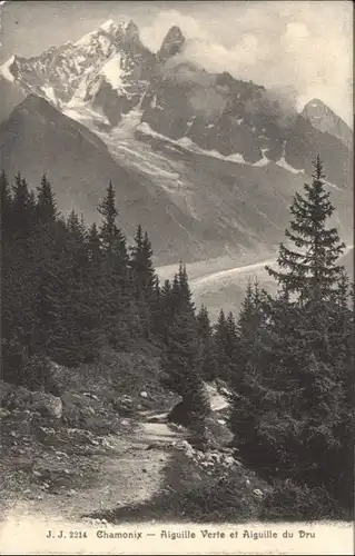 Chamonix Aiguille Verte Aiguille Dru *