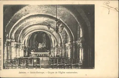 Saint-Eutrope Saintes Crypte Eglise *