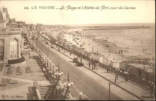 Le Havre Plage Entree du Port *