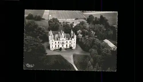 Cour-Cheverny Fliegeraufnahme Chateau de la Sistiere x
