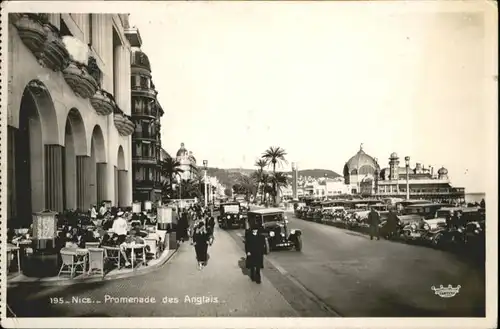 ws81378 Nice Alpes Maritimes Nice Promenade des Anglais x Kategorie. Nice Alte Ansichtskarten