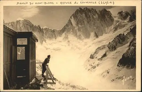 Mont Blanc Le refuge du Couvercle *