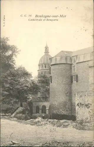 Boulogne-sur-Mer Cathedrale Remparts x