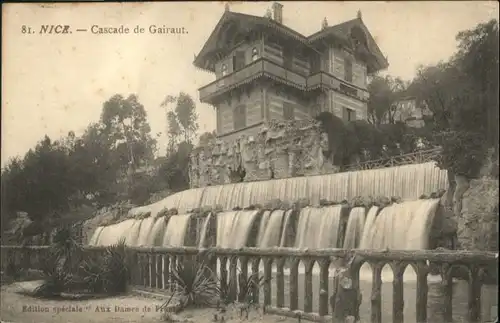 ws81853 Nice Alpes Maritimes Nice Cascade de Gairaut * Kategorie. Nice Alte Ansichtskarten