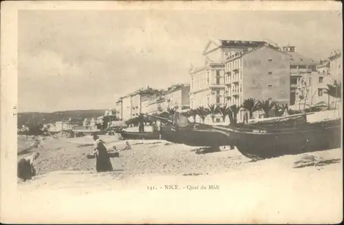 ws81854 Nice Alpes Maritimes Nice Quai du Midi * Kategorie. Nice Alte Ansichtskarten