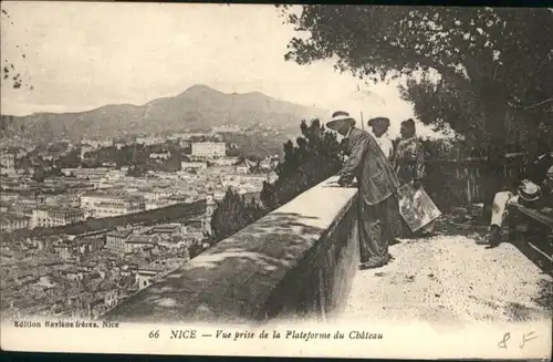 ws81933 Nice Alpes Maritimes Nice la Plateforme du Chateau x Kategorie. Nice Alte Ansichtskarten