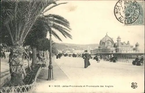 ws81938 Nice Alpes Maritimes Nice Jetee Promenade des Anglais x Kategorie. Nice Alte Ansichtskarten