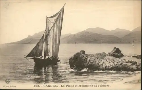 Cannes la plage Montagne de l'Esterel *