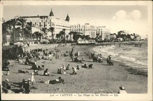 Cannes la plage les Hotels x