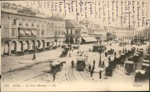 ws82073 Nice Alpes Maritimes Nice la Place Massena * Kategorie. Nice Alte Ansichtskarten