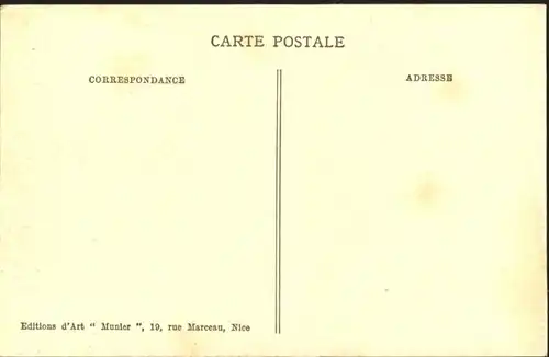 ws91084 Nice Alpes Maritimes Nice  * Kategorie. Nice Alte Ansichtskarten