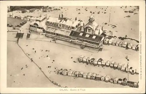 Calais Casino Plage Fliegeraufnahme *