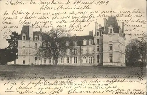 Beaufort-en-Vallee Chateau de Monet x