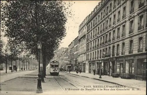 Neuilly-sur-Seine Rue des Graviers Strassenbahn x