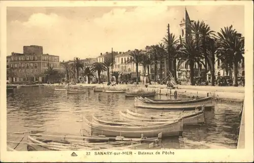 Sanary-sur-Mer Bateaux Peche *