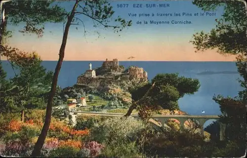 Eze Alpes-Maritimes Eze Moyenne Corniche x / Eze /Arrond. de Nice