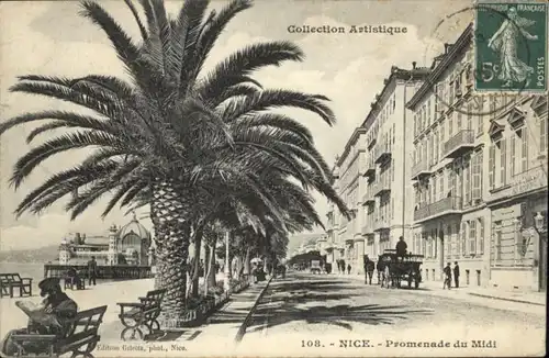 wu59399 Nice Alpes Maritimes Nice Promenade Midi x Kategorie. Nice Alte Ansichtskarten