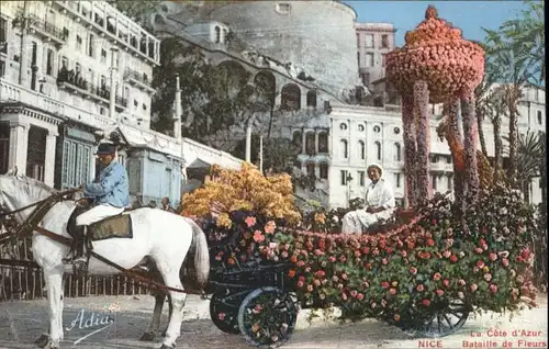 wu59415 Nice Alpes Maritimes Nice Betaille Fleurs * Kategorie. Nice Alte Ansichtskarten