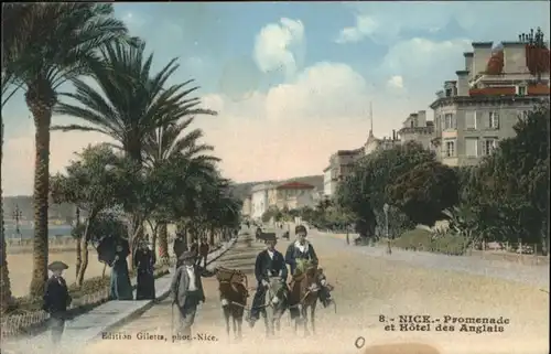 wu59423 Nice Alpes Maritimes Nice Promenade Hotel Anglais x Kategorie. Nice Alte Ansichtskarten