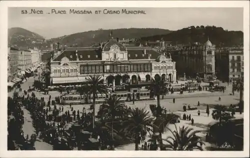 wu59459 Nice Alpes Maritimes Nice Place Massena Casino * Kategorie. Nice Alte Ansichtskarten