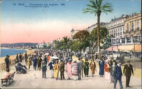 wu59467 Nice Alpes Maritimes Nice Promenade Anglais * Kategorie. Nice Alte Ansichtskarten