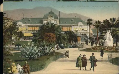 wu59483 Nice Alpes Maritimes Nice Jardin Casino x Kategorie. Nice Alte Ansichtskarten