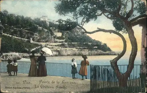 wu59519 Nice Alpes Maritimes Nice Rascasse Chateau Smith * Kategorie. Nice Alte Ansichtskarten