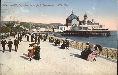 wu59531 Nice Alpes Maritimes Nice Palais Jetee Promenade x Kategorie. Nice Alte Ansichtskarten