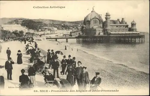 wu59556 Nice Alpes Maritimes Nice Promenade Anglais Jetee  * Kategorie. Nice Alte Ansichtskarten