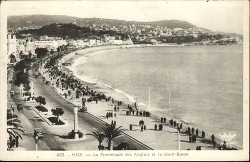 wu59602 Nice Alpes Maritimes Nice Promenade Anglais Mont Boron * Kategorie. Nice Alte Ansichtskarten