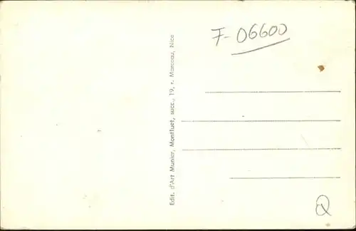 wu59602 Nice Alpes Maritimes Nice Promenade Anglais Mont Boron * Kategorie. Nice Alte Ansichtskarten