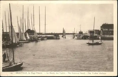 Deauville Plage Fleurie Bassin Yacht x