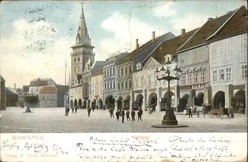 Komotau Marktplatz x